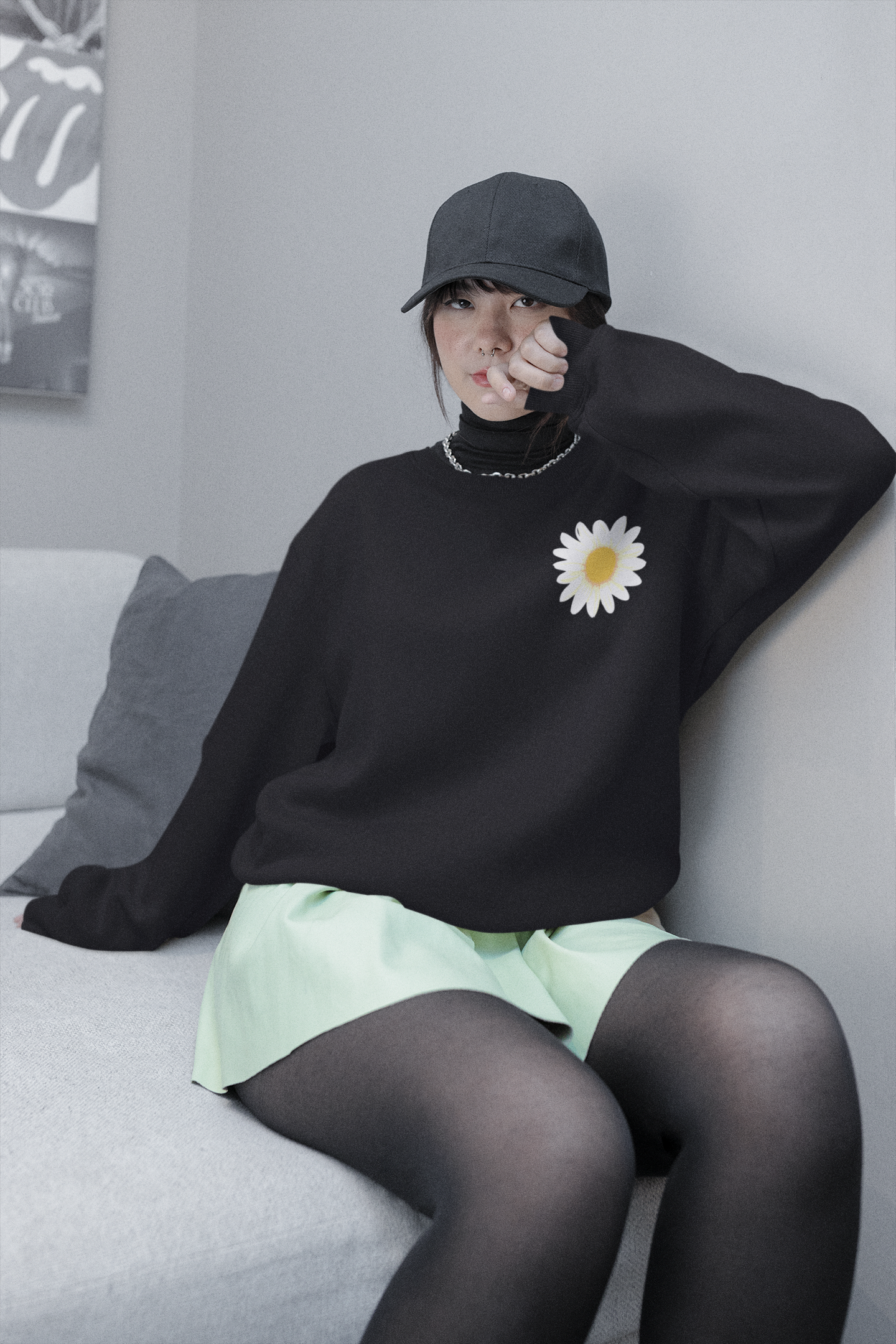 Sunflower Oversized Graphic Sweatshirt