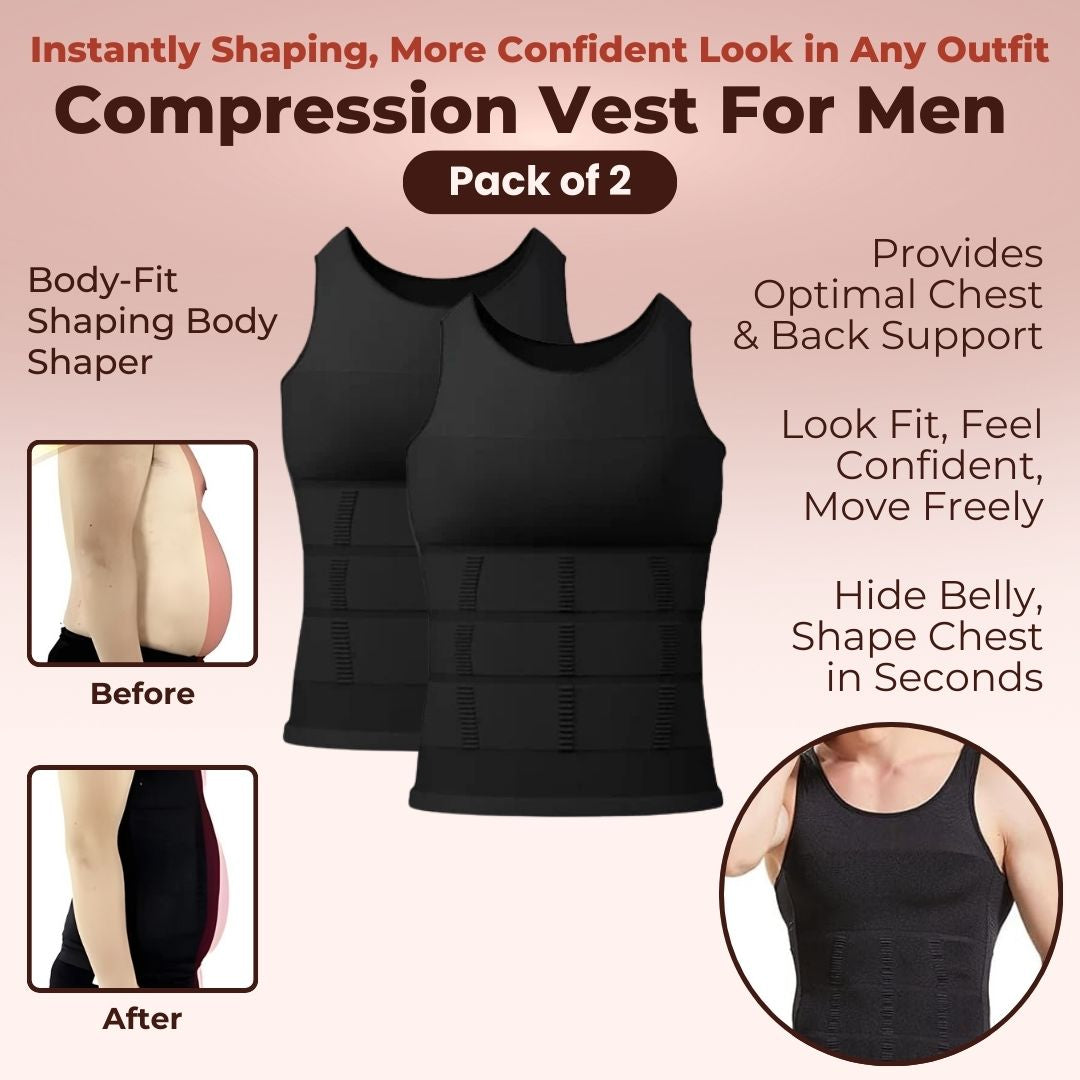 Compression Vest For Men's Pack of 2