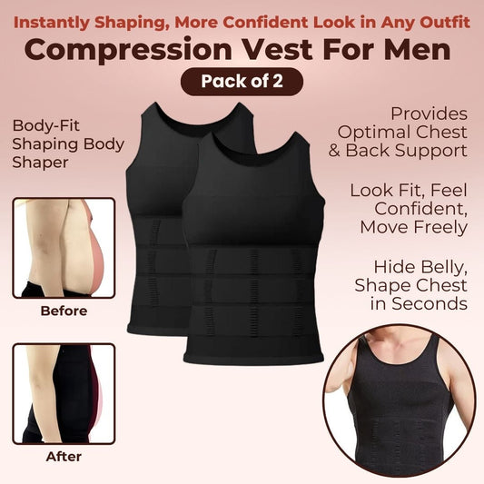 Compression Vest For Men's Pack of 2