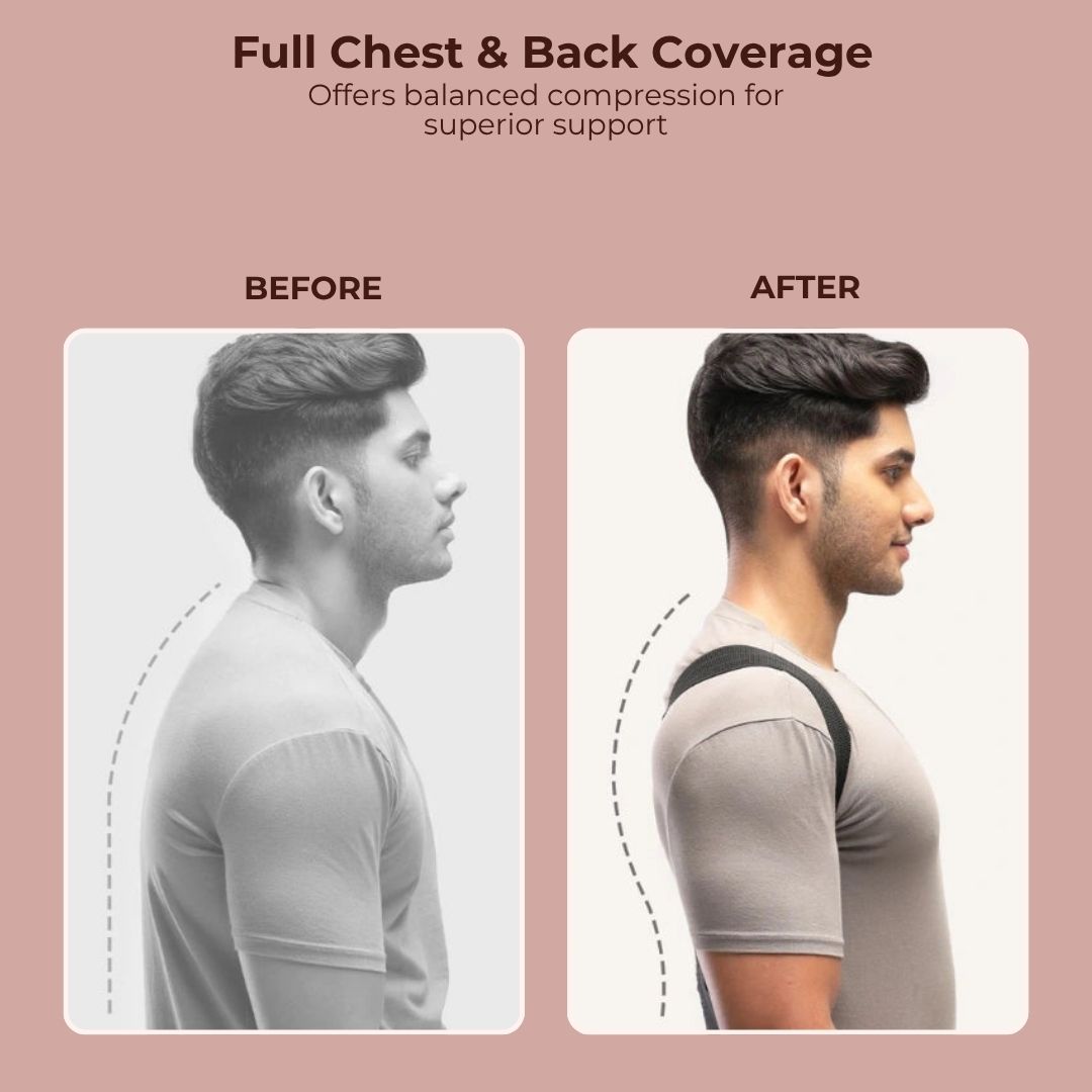Adjustable Posture Corrector For Men and Women With Hunchback, Posture Problems and Back Pain