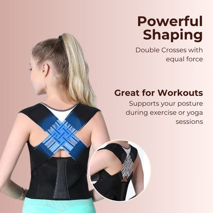 Adjustable Posture Corrector For Men and Women With Hunchback, Posture Problems and Back Pain