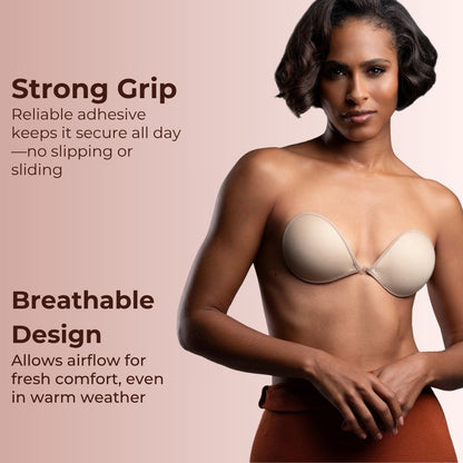 Adhesive Strapless Bra