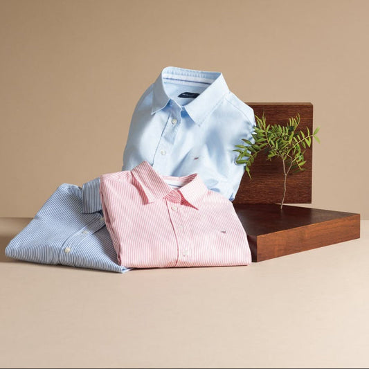 Men Cotton Loose Long Sleeve Shirt (Pack of 3)