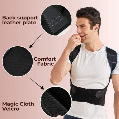 Adjustable Posture Corrector For Men and Women With Hunchback, Posture Problems and Back Pain