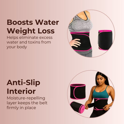Shapeu Sweat belt for tummy reduction in 30 days with free diet E- book