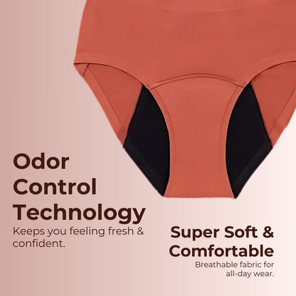 Leak Proof Underwear For Regular Everyday Leaks & Period Leaks - Pack Of 3