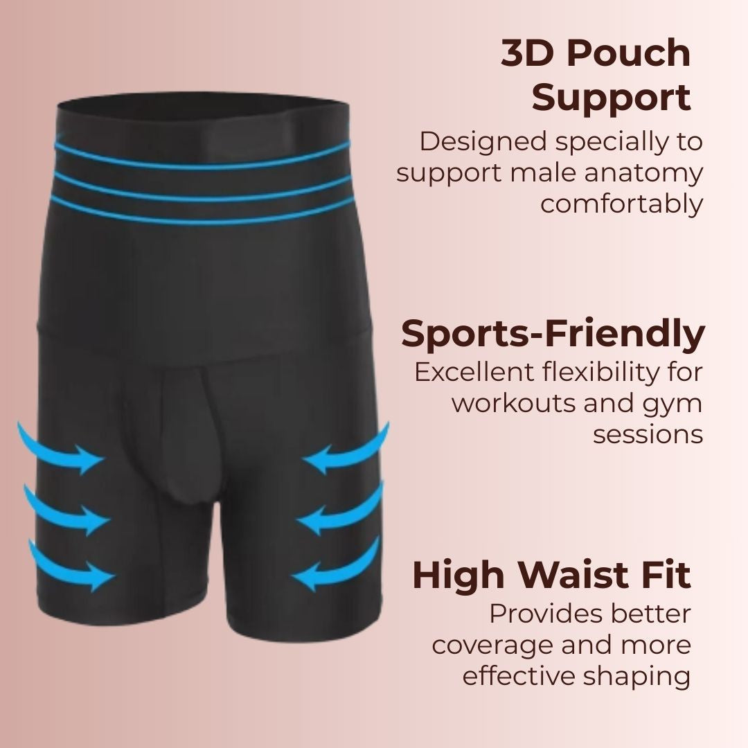 Compression Shorts For Men With FREE 30 Day Diet Chart eBook