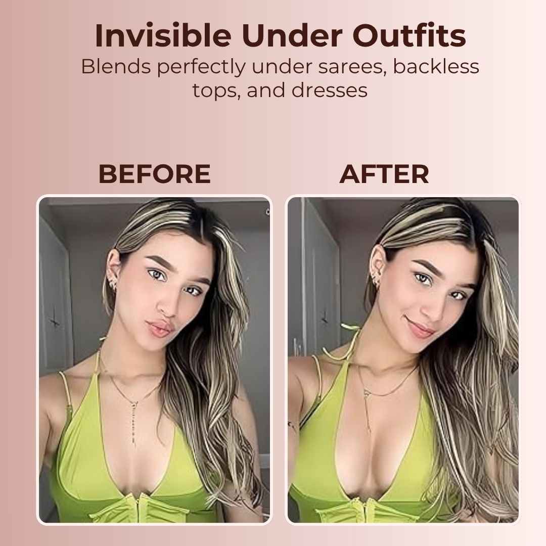 Reuseable Adhesive Strapless Bra Inserts - Pack of 2