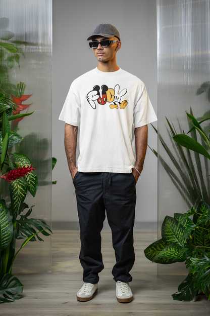 The Hanging Monkey Original Black Oversized Dark F**k Desire Printed T-shirt