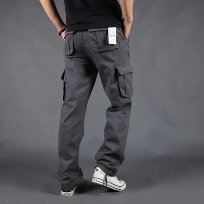 Men's Large Size Multi-pocket Loose Pant ( Pack of 2 )