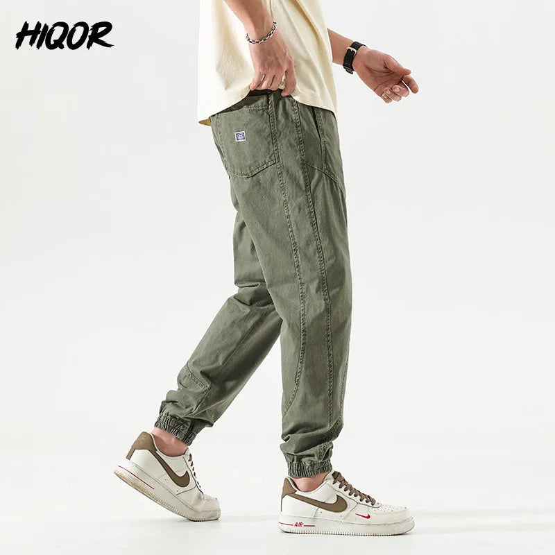 Men's Summer Cargo Pants Casual Cotton Long Pant ( Pack of 2 )